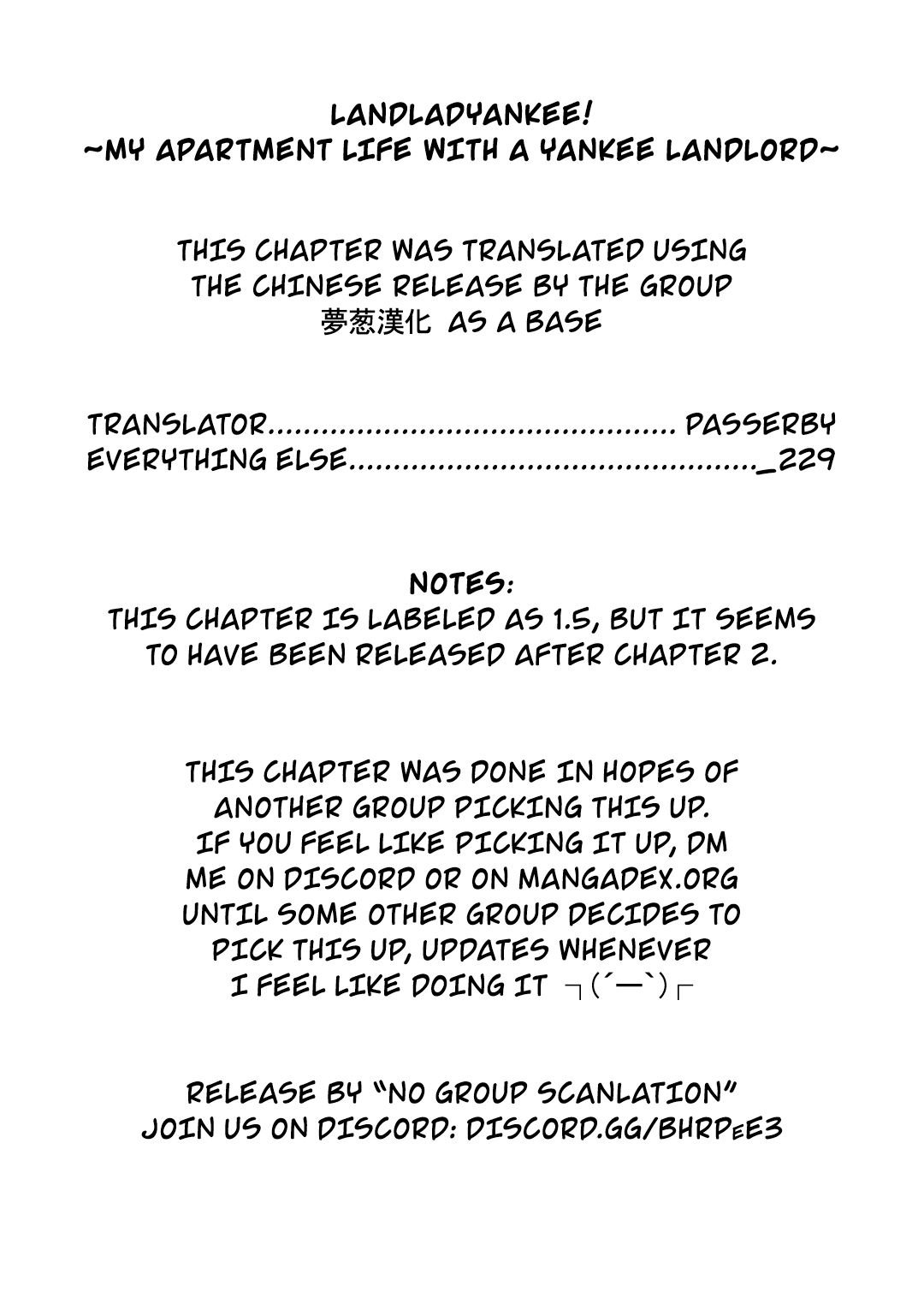 Page 1 of Chapter 1.5