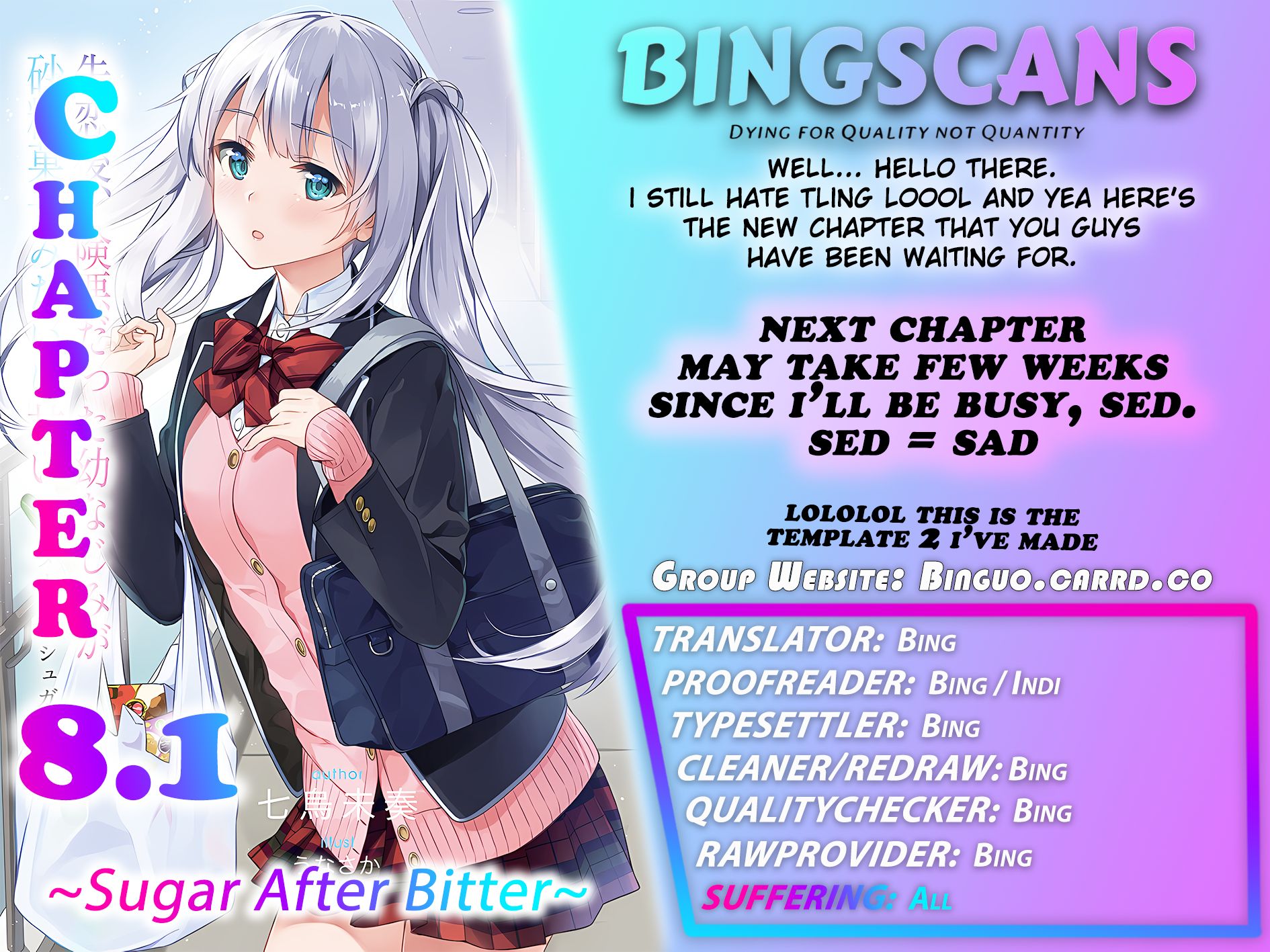 Page 1 of Chapter 8.1